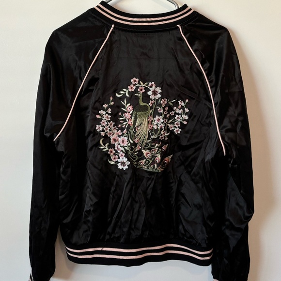 Embroidered Bomber Jacket - Picture 2 of 4